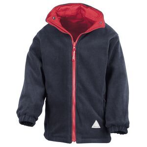 Result Childrens/Kids Reversible Storm Stuff Anti Pilling Fleece Waterproof Jack